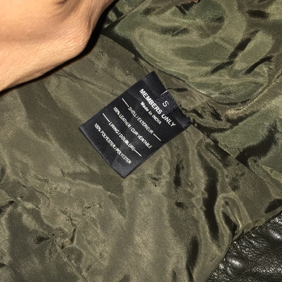 Vintage Members Only leather jacket - Picture 8 of 8